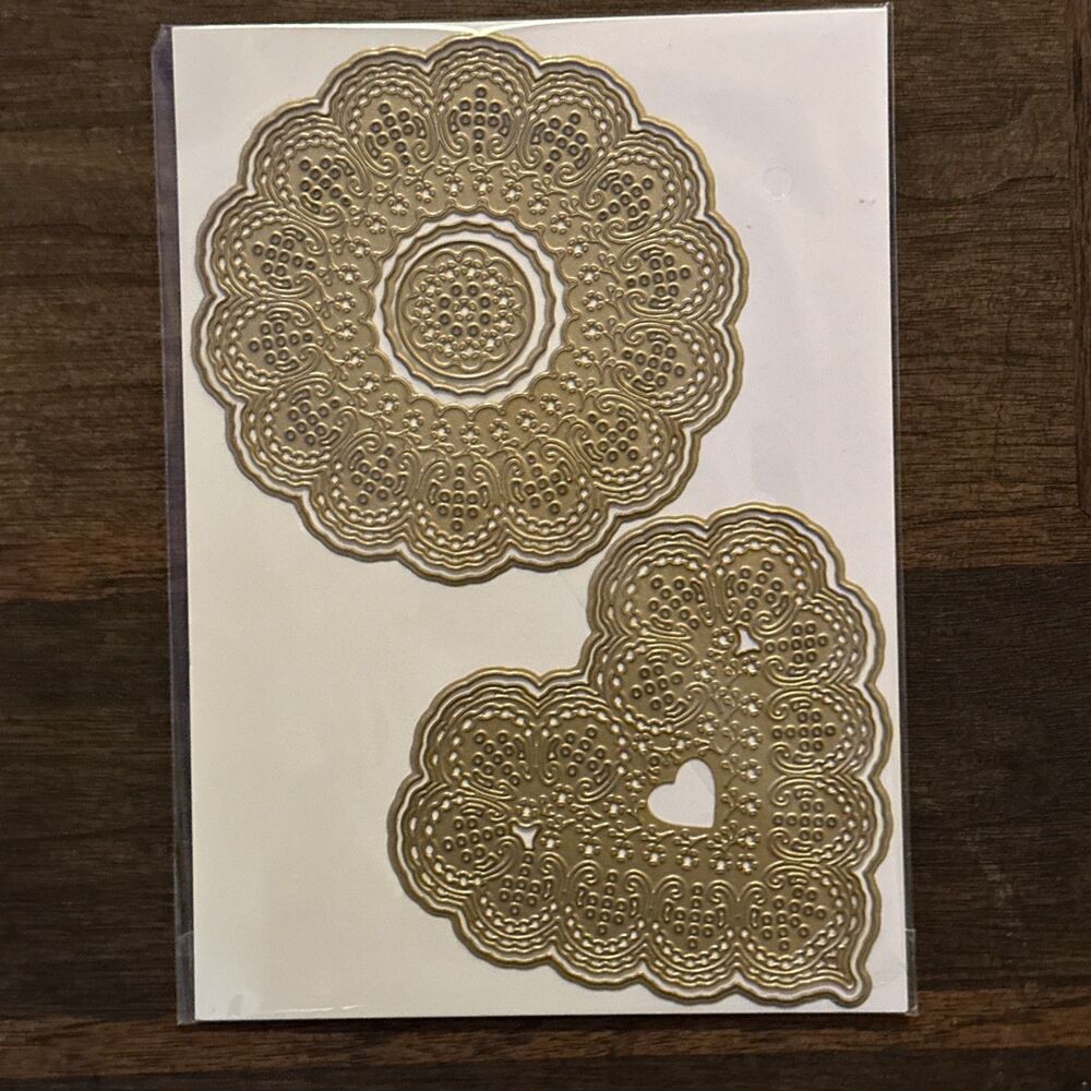 Anna Griffin 3D Lace Doily Dies AG-1701H Cardmaking Paper Crafting Scrapbook NEW